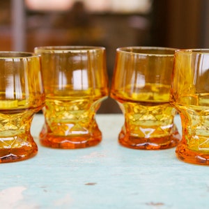 French Honeycomb Water Glass- Set of Six - Larger Cross