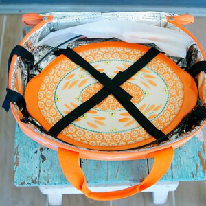 Vintage Temp-tations by Tara Old World Oval Casserole Dish and Platter Spoon handled Wire Rack Hot Pads and Carry Case Temptations