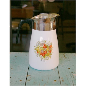 Corning Ware Spice of Life Teapot: 10-Cup Coffee Carafe