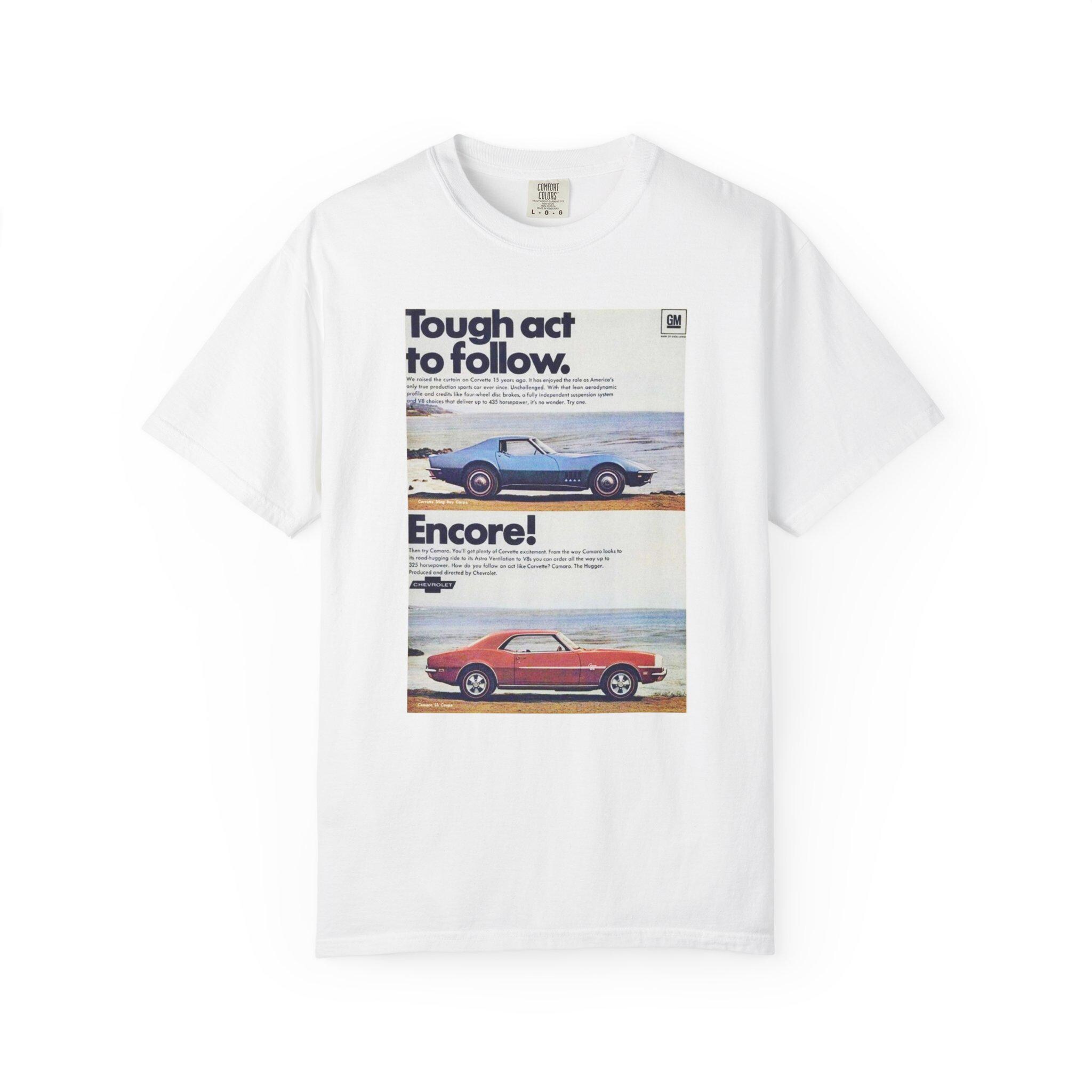 Vintage 1967 Chevy Corvette Camaro Ad T-shirt - Spun Cotton - Etsy