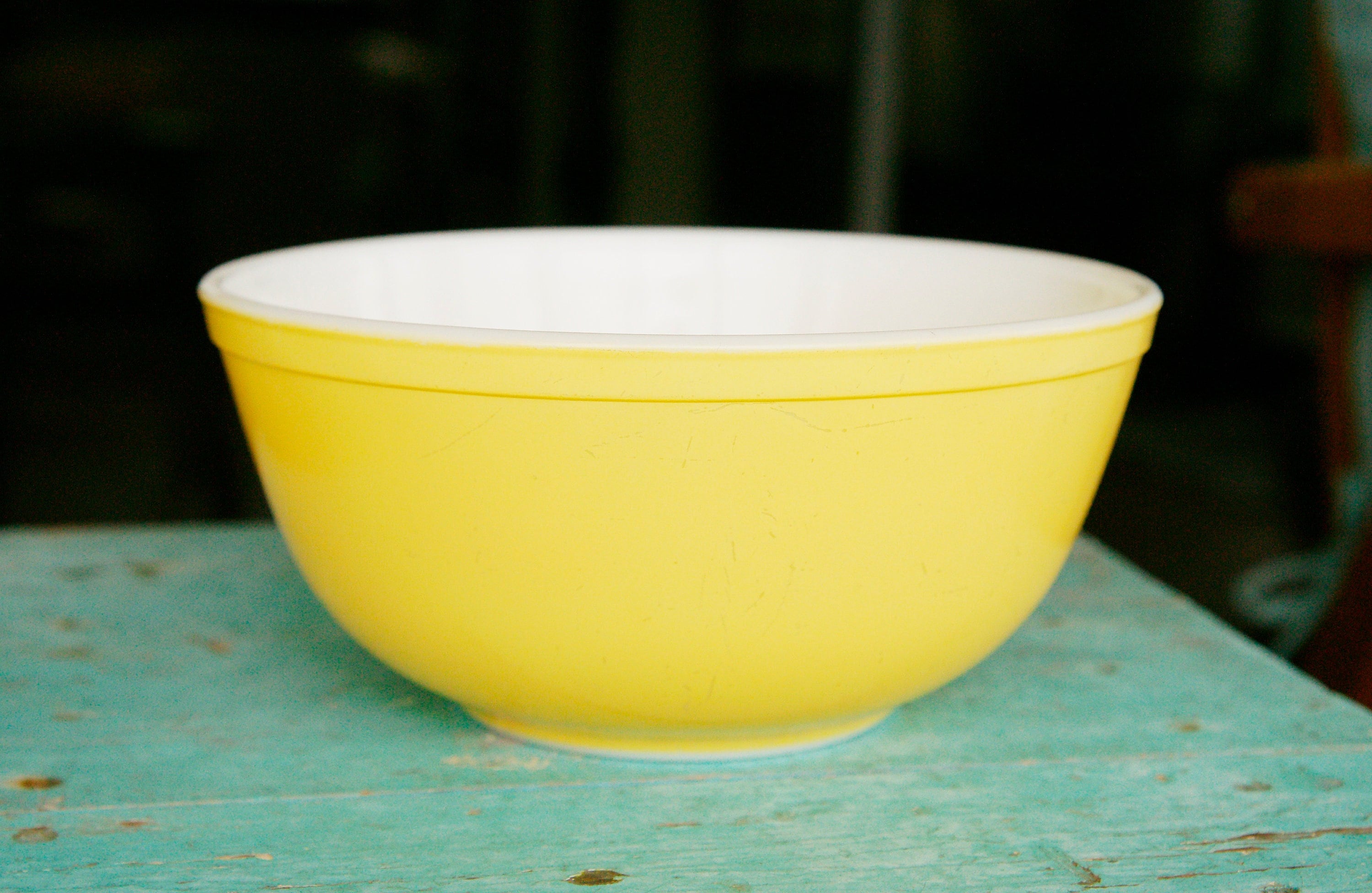 Yellow Pyrex Stacking Bowls Vintage Pyrex Butter Yellow Mixing