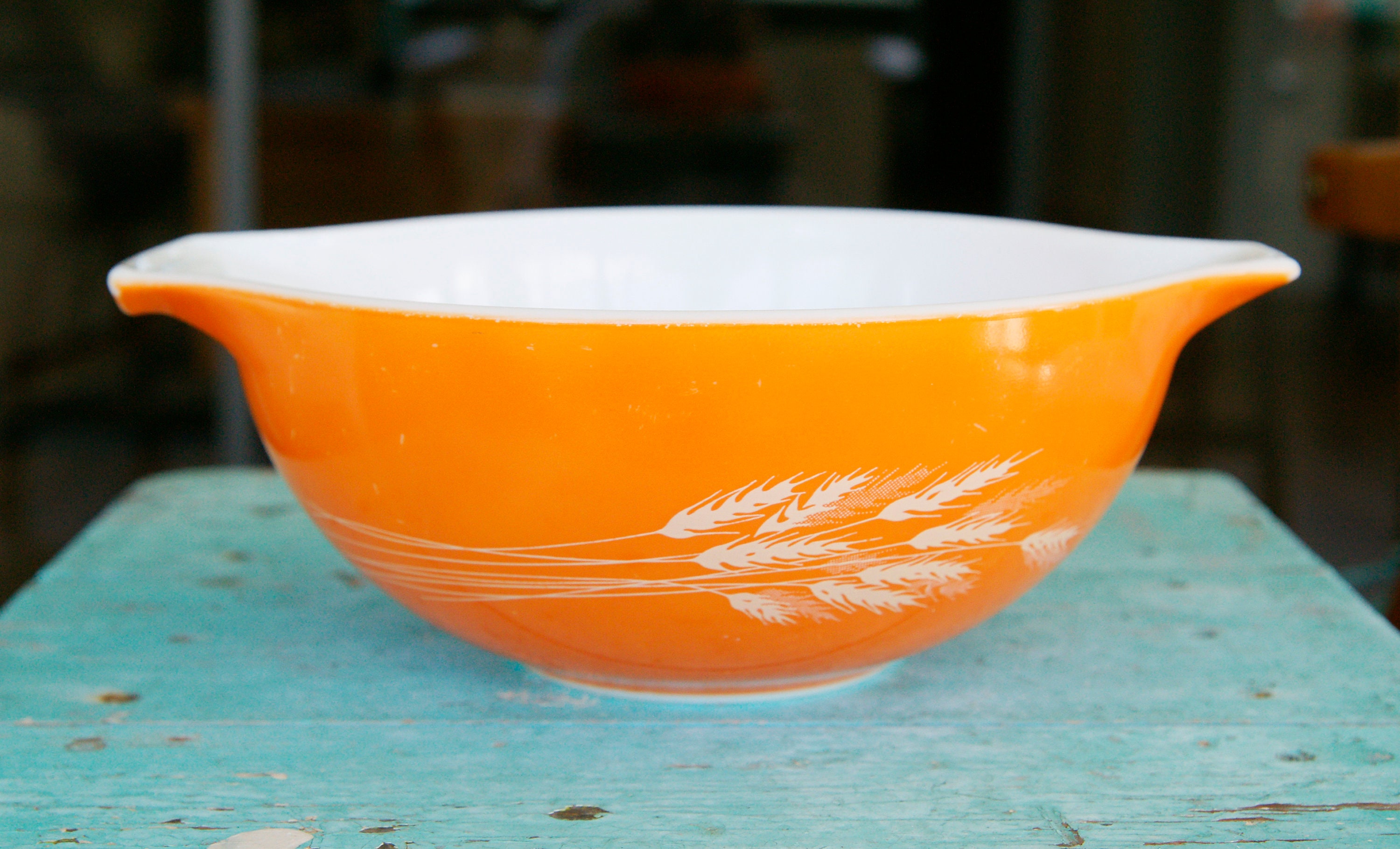 米軍 実物 OLD PYREX デザートプレート② Vintage Pyrex 402 tan woodland 1.5 mixing bowl – THE ANTIQUE