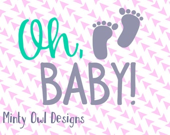 Free Free 294 Oh Baby Cake Topper Svg Free SVG PNG EPS DXF File