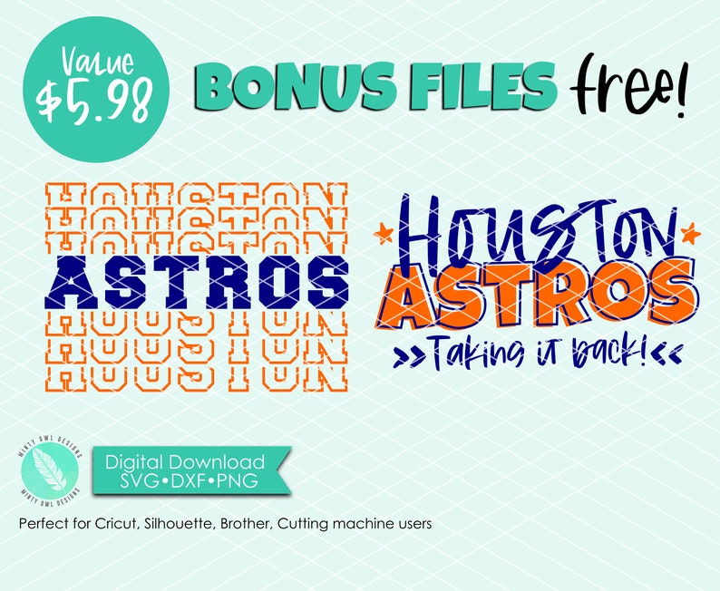 Download Houston Astros SVG DXF PNG I Love My Astros Cut file | Etsy
