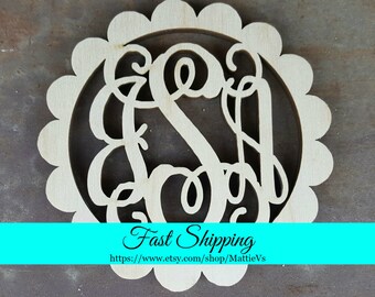 FREE SHIPPING!!   Homecoming Mum Monogram - Unpainted Mini Monogram - Three Letter Monogram - Rear View Mirror Monogram - Car Charm