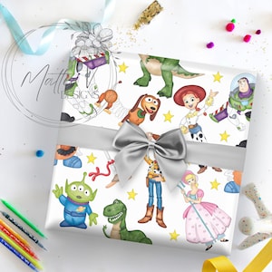 Toy Story Wrapping Paper | Christmas Gift Wrap | Swiftie Gift Wrap | Custom Gift Wrap