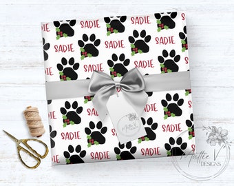 Personalized Wrapping Paper | Christmas Gift Wrap | Name Gift Wrap | Custom Gift Wrap