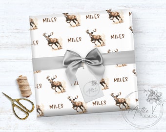 Personalized Wrapping Paper | Christmas Gift Wrap | Name Gift Wrap | Custom Gift Wrap