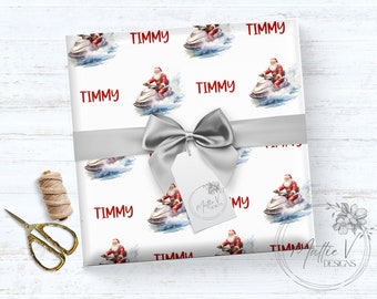 Personalized Wrapping Paper | Christmas Gift Wrap | Name Gift Wrap | Custom Gift Wrap