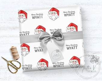 Personalized Wrapping Paper | Christmas Gift Wrap | Name Gift Wrap | Custom Gift Wrap