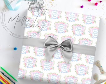 Mother's Day Wrapping Paper |Gift for Mom | Gift Wrap | Custom Gift Wrap