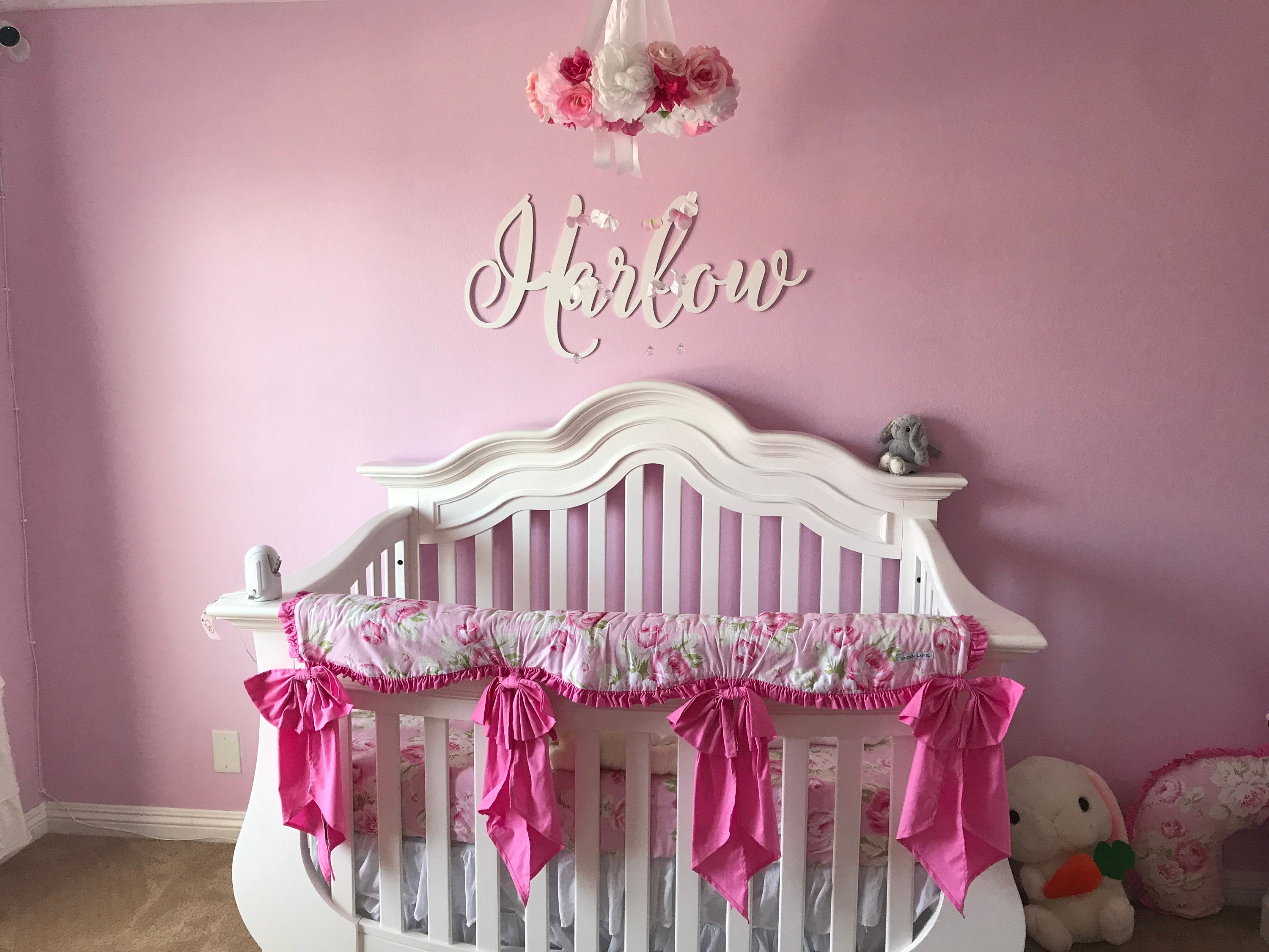 FREE SHIPPING!! Custom Wood Name Sign Unpainted Wall Name Nursery