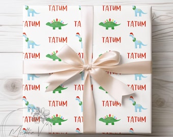 Personalized Wrapping Paper | Christmas Gift Wrap | Name Gift Wrap | Custom Gift Wrap