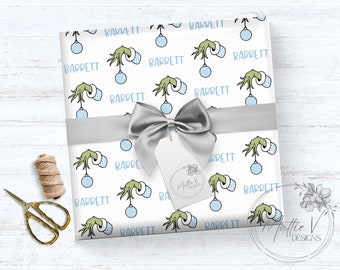 Personalized Wrapping Paper | Christmas Gift Wrap | Name Gift Wrap | Custom Gift Wrap