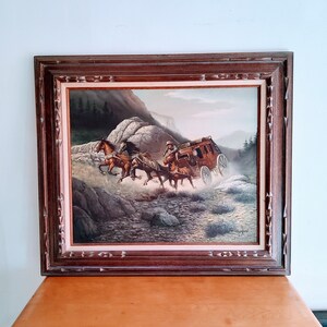 油彩 【ジャック・ソコル（J・Sokol）】仏人画家「Vendéeの村」F10号