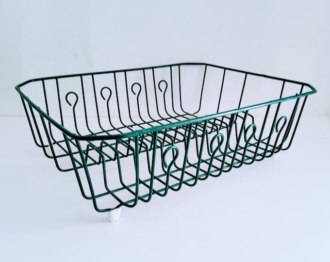 Large Rubbermaid Dish Drainer, Hunter Green, Dark Green, Large Wire ...