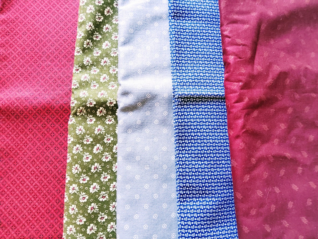 4 Yards Fabric 1940's Fabric Retro Fabric Lot Lot of Etsy