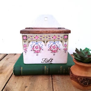 Vintage Salt Wall Box - Etsy