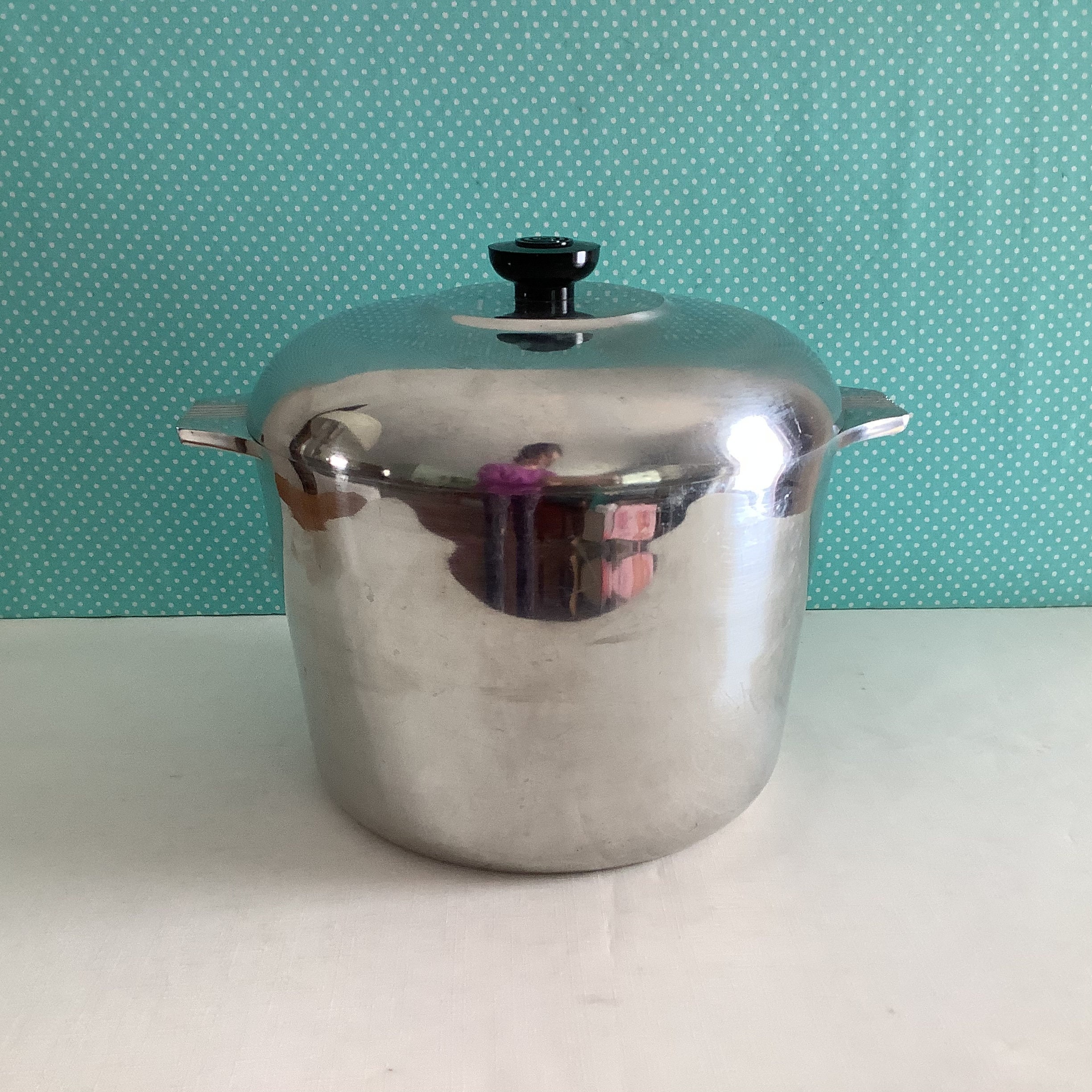 Vintage MAGNALITE GHC PROFESSIONAL 5 Qt 7.5 L Stock Pot Dutch Oven Pan Lid