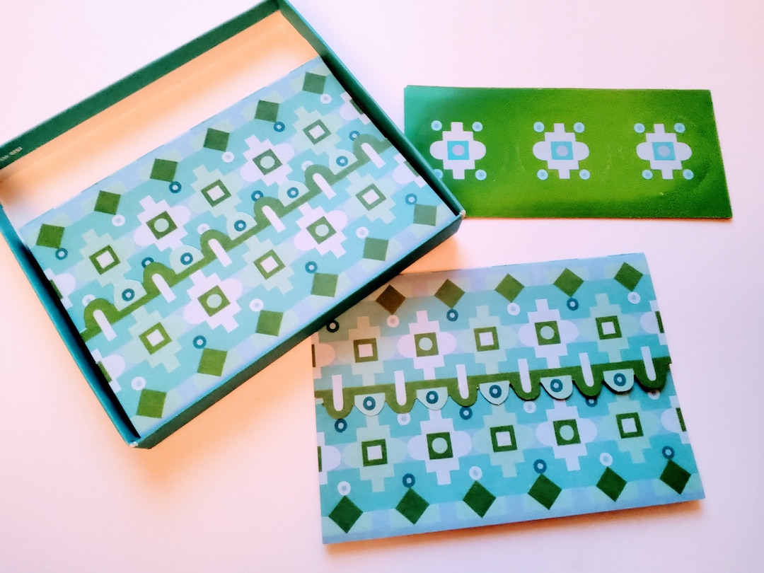 Hallmark Postalettes, Persia Postalettes, Set of 8, Retro Stationary