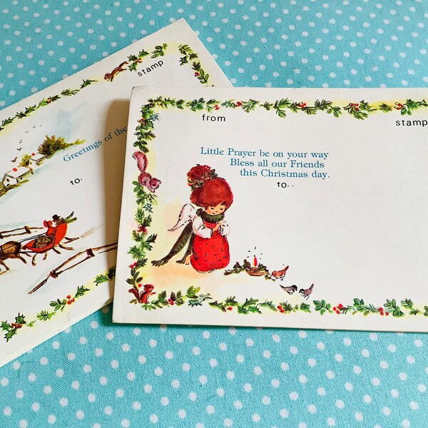 Hallmark Postalettes Etsy