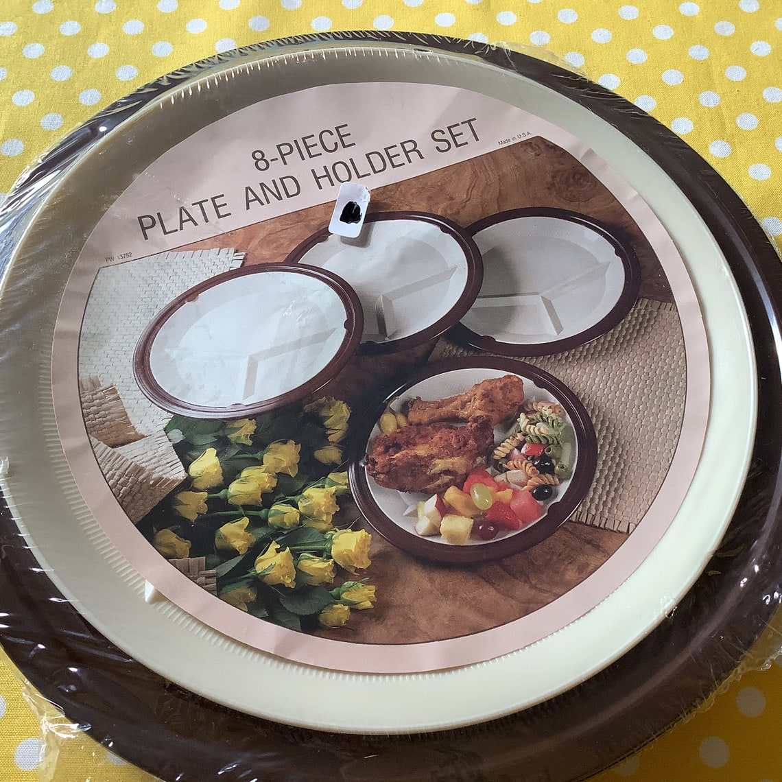 NEW Retro Paper Plate Holders Plastic Plate Holders Plastic Etsy