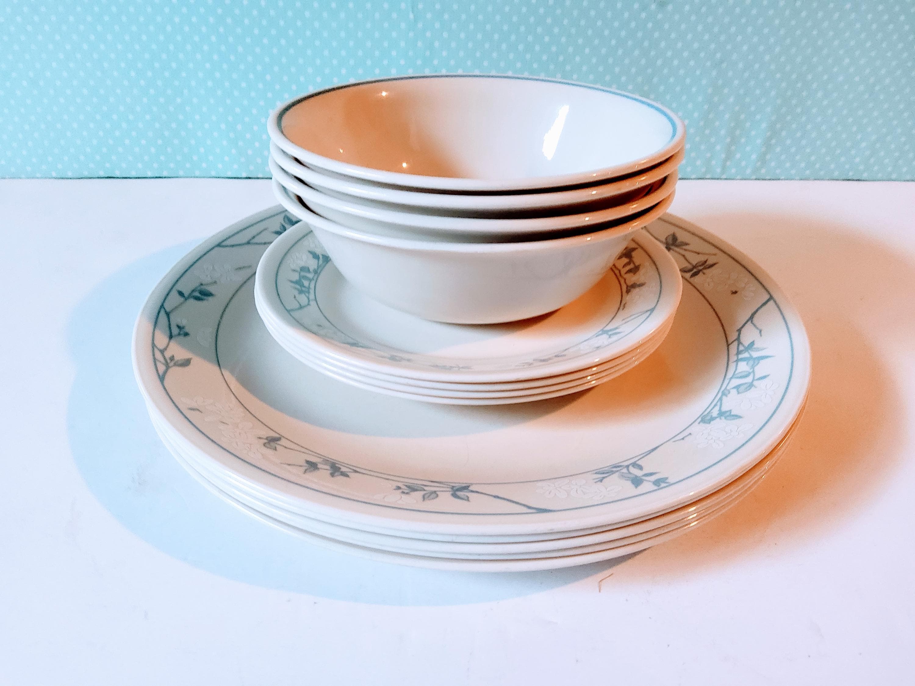 Vintage Corelle Dinnerware Set - Etsy