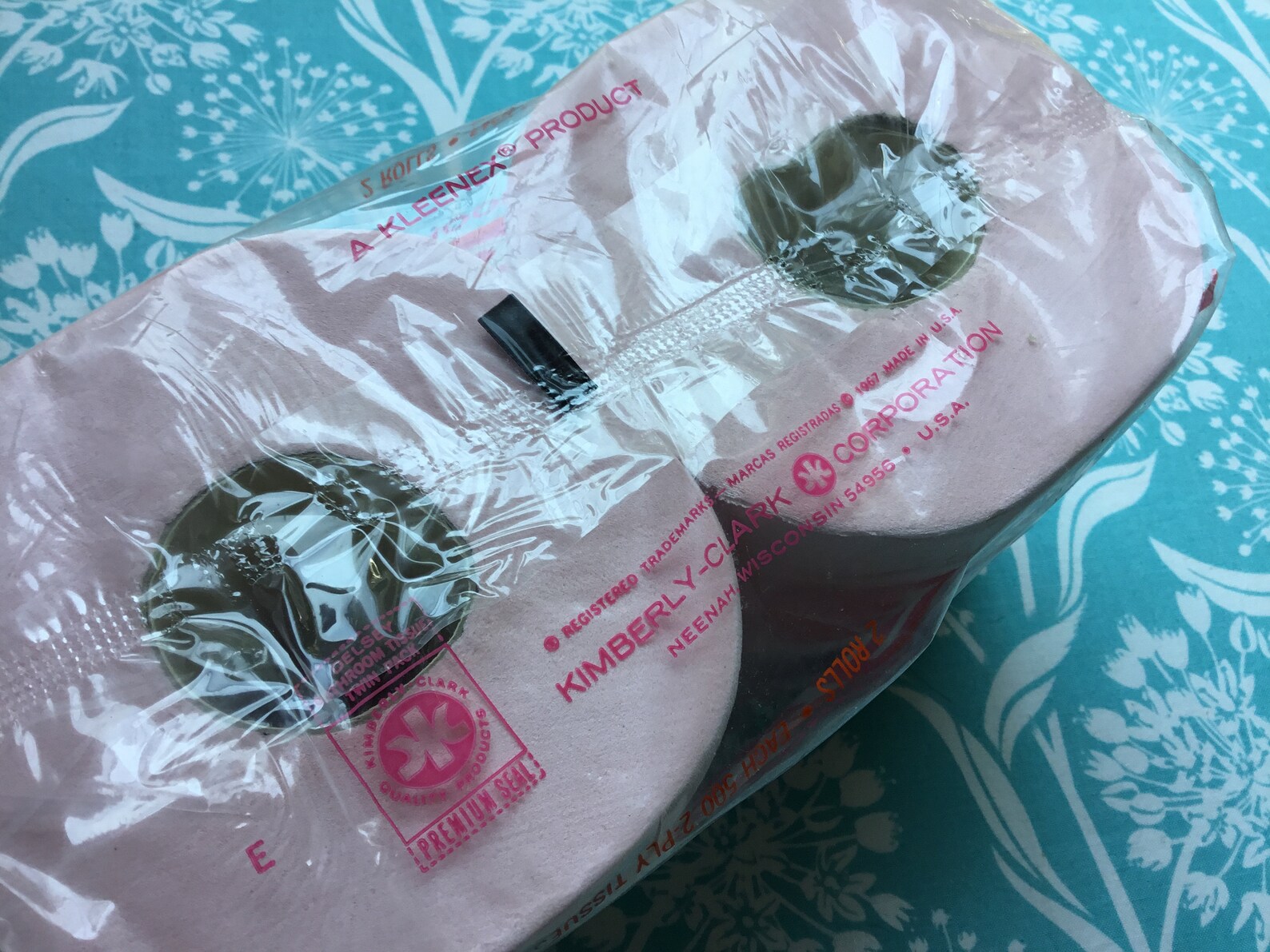 Vintage Pink Toilet Paper Delsey toilet tissue NOS toilet Etsy