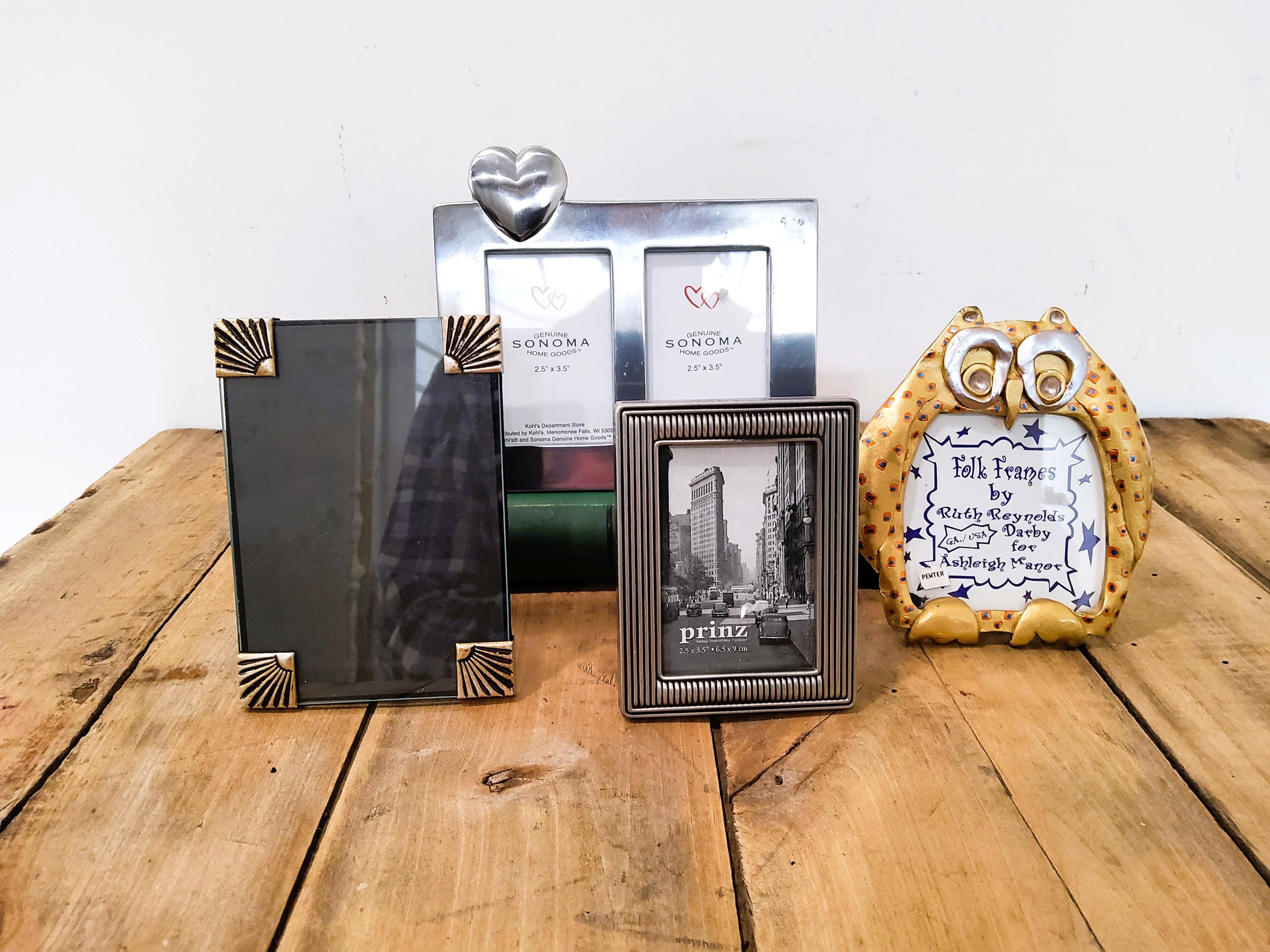 3x4 Pewter Picture Frame - Etsy