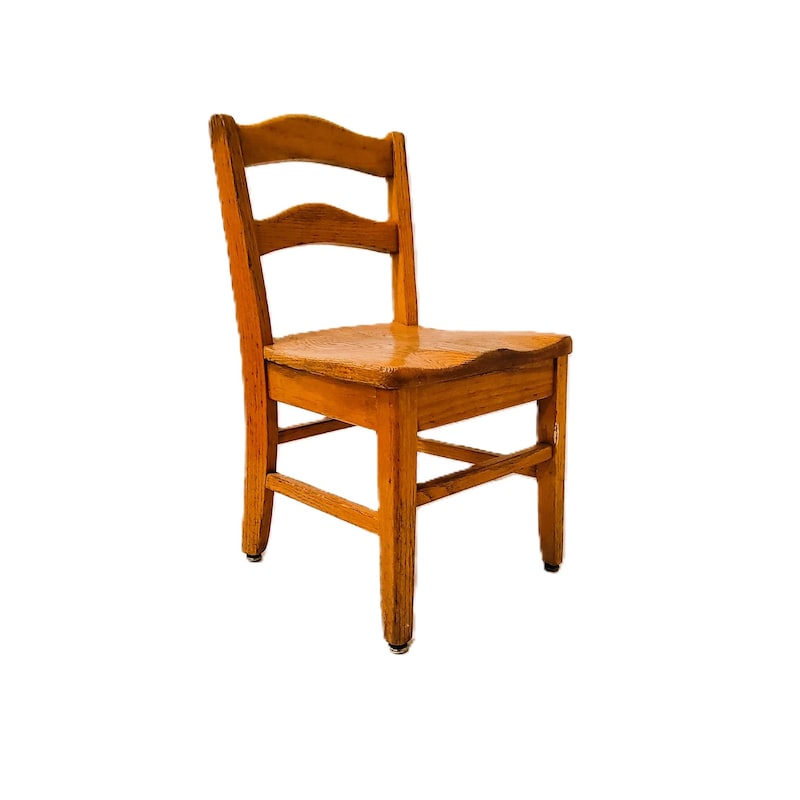 Small Childs Oak Chair - Etsy