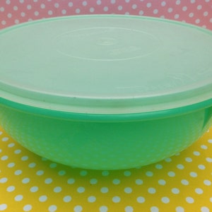 Tupperware Fix N Mix Bowl, Jade Green Large Salad Bowl With Lid, Tupper  Ware 