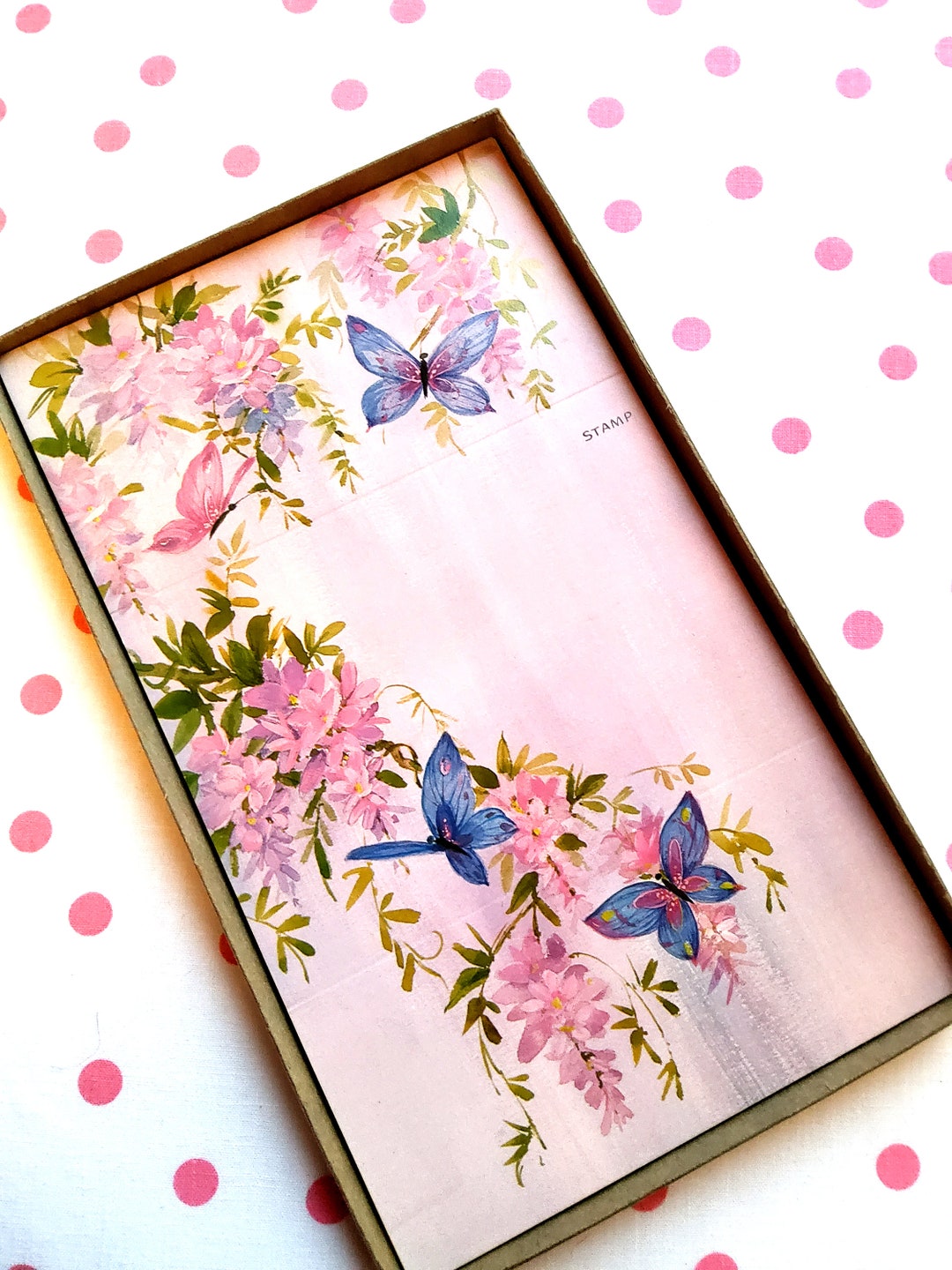 15 Vintage Birthday Cards in Box, Postalettes, Religious Cards, Flower