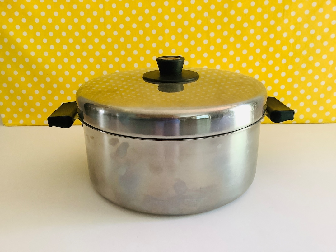 Revere Ware 4.5 Quart Pot Vintage Revere Ware Pot With Lid Etsy