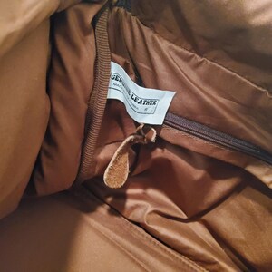 Vintage Colombian Leather Duffel Bag, 24 Inch Weekend Travel Bag image 6