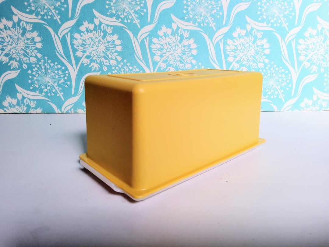 Tupperware Butter Tupperware Butter Dish, 1 Pound Butter Keeper, Harvest Gold, 1970s, 636 ...