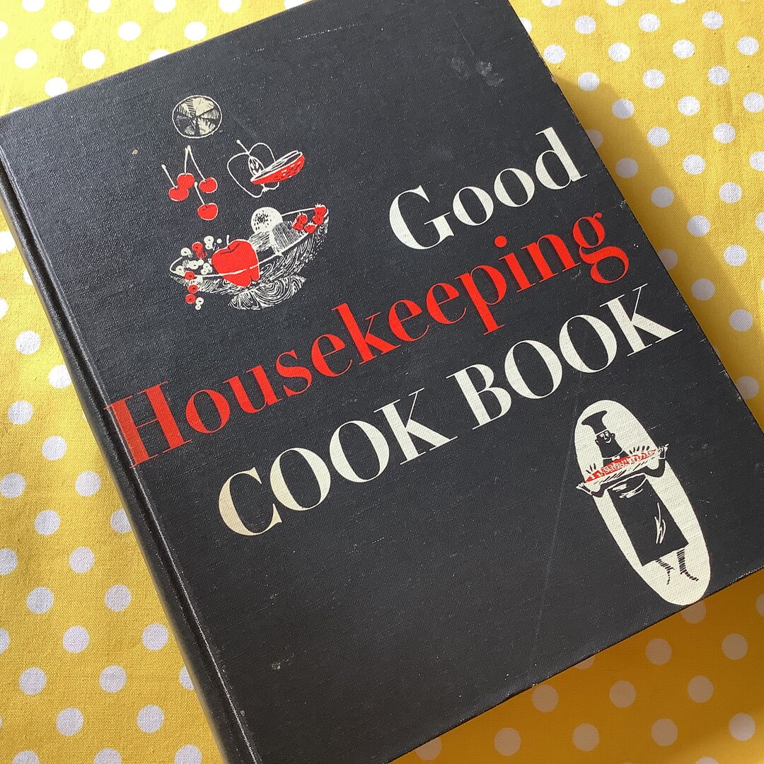 Good Housekeeping Cook Book Black Cookbook 1960's Etsy