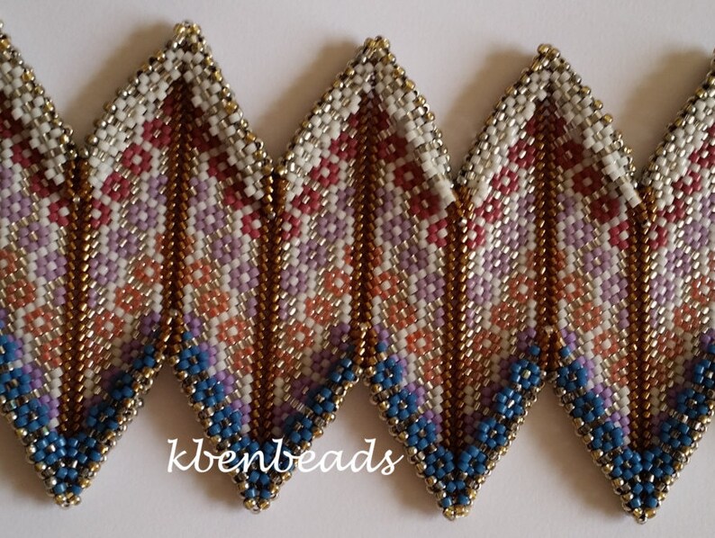 Millefiore Rick-rack Cuff - Etsy