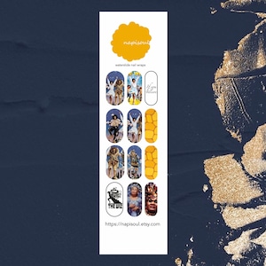 The Wiz Waterslide Nail Decals