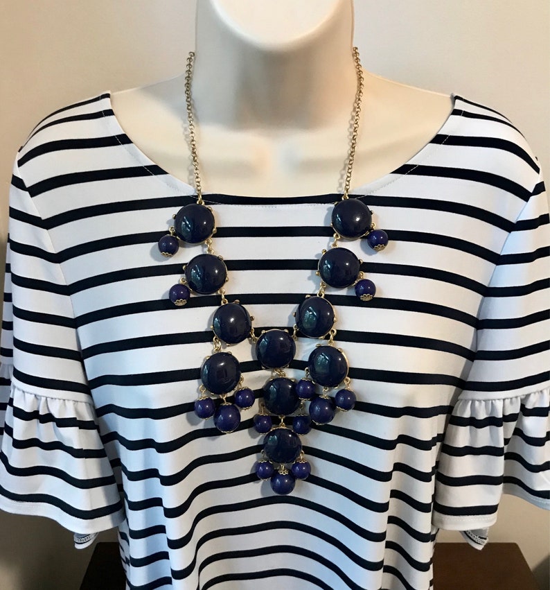 Fiesta Red Bubble Bib Beaded Chandelier Statement Necklace More Colors