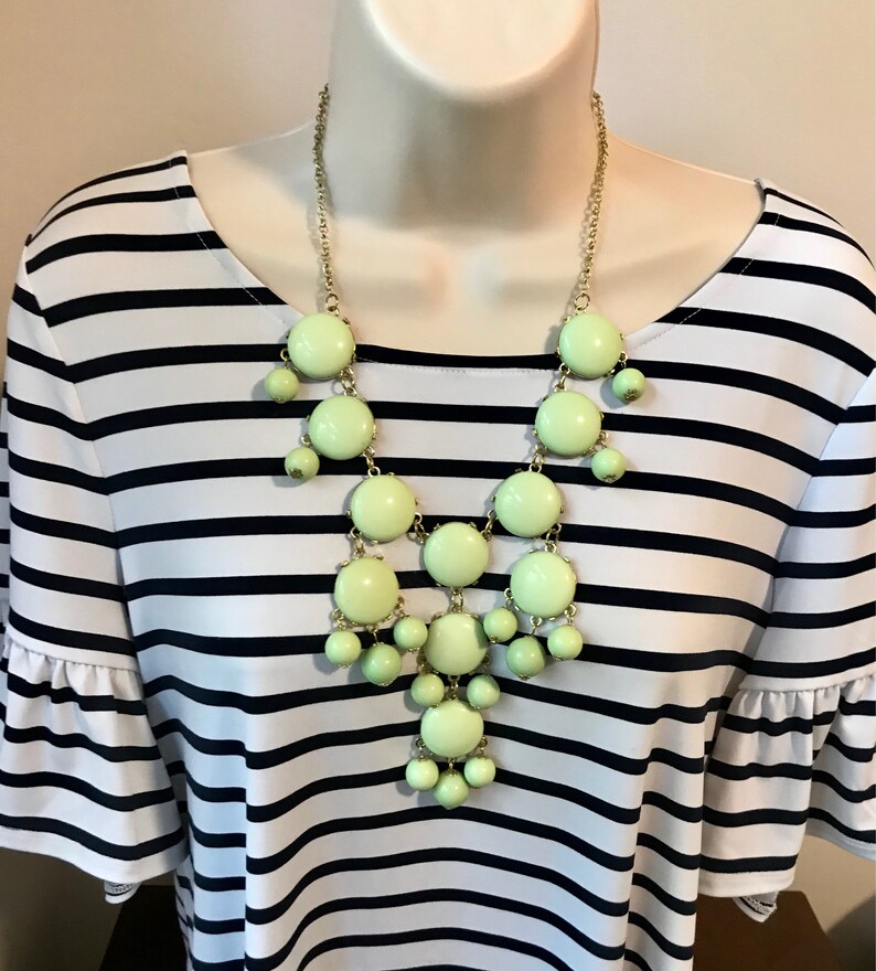 Fiesta Red Bubble Bib Beaded Chandelier Statement Necklace More Colors