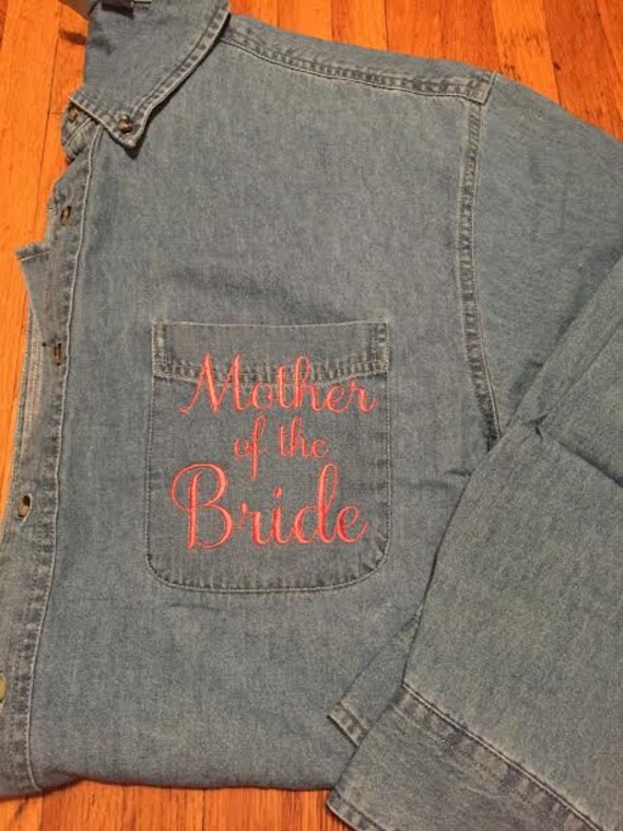 denim mother of the bride dresses