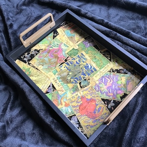 Bandeja para servir cartas del tarot