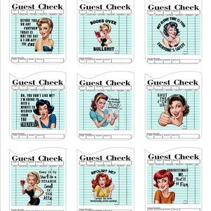 9 Porta carte di credito retrò da donna - Grafica sarcastica - Porta carte di credito - Custodia per telefono, iPhone, ID e altro - Download immediato - Vol. 4