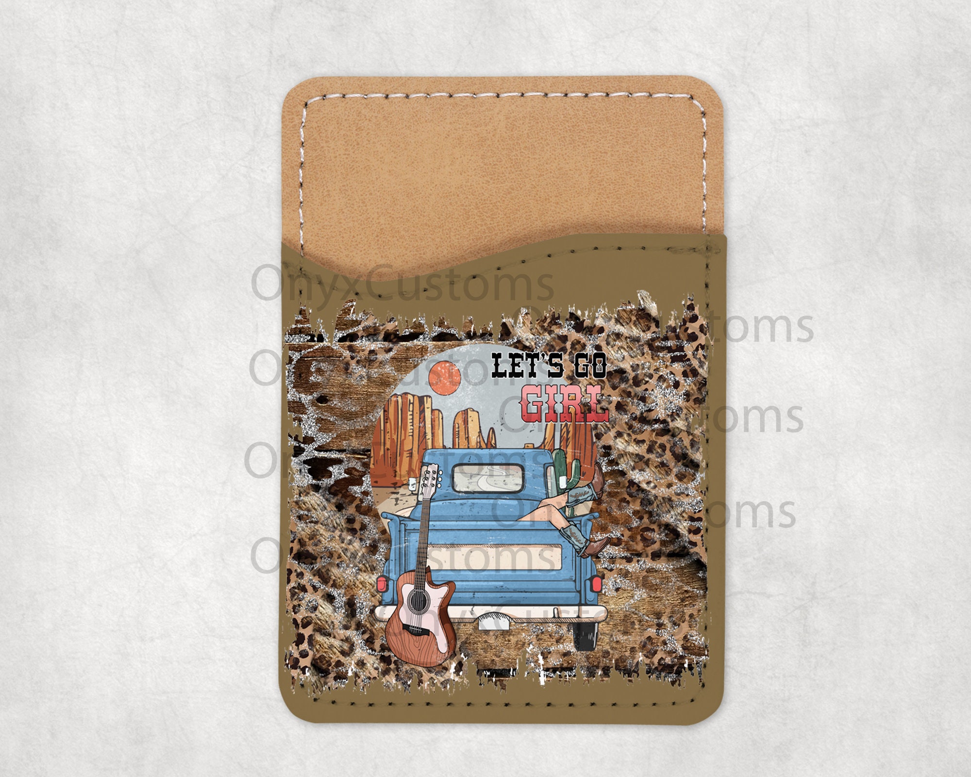 Wild West Caiman Belly Card Holder 2CA38218 main image 0