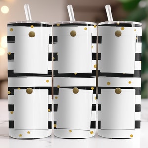 Thumb Tack Polariod Style Add Your Own Photo - Instant Download Graphic -  20oz Skinny Tumbler Wrap & More