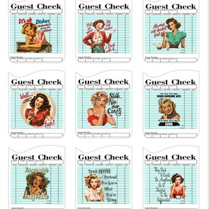 9 Porta carte di credito retrò da donna - Grafica sarcastica - Porta carte di credito - Custodia per telefono, iPhone e ID - Download immediato