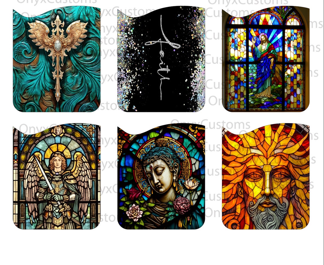 Religious Sim Card 6 Graphics Religion Card Holder Phone iPhone Wallet Credit Card Caddy ...