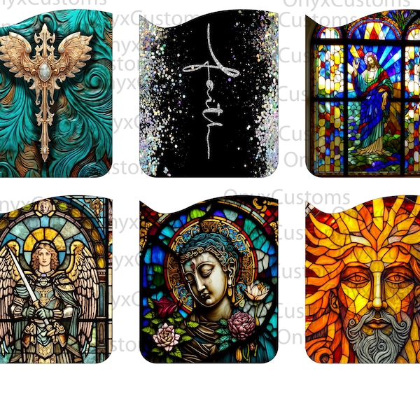 6 Graphics Religion Card Holder Phone  IPhone Wallet  Credit Card Caddy  ID Credit Card  Case Instant Download Graphics