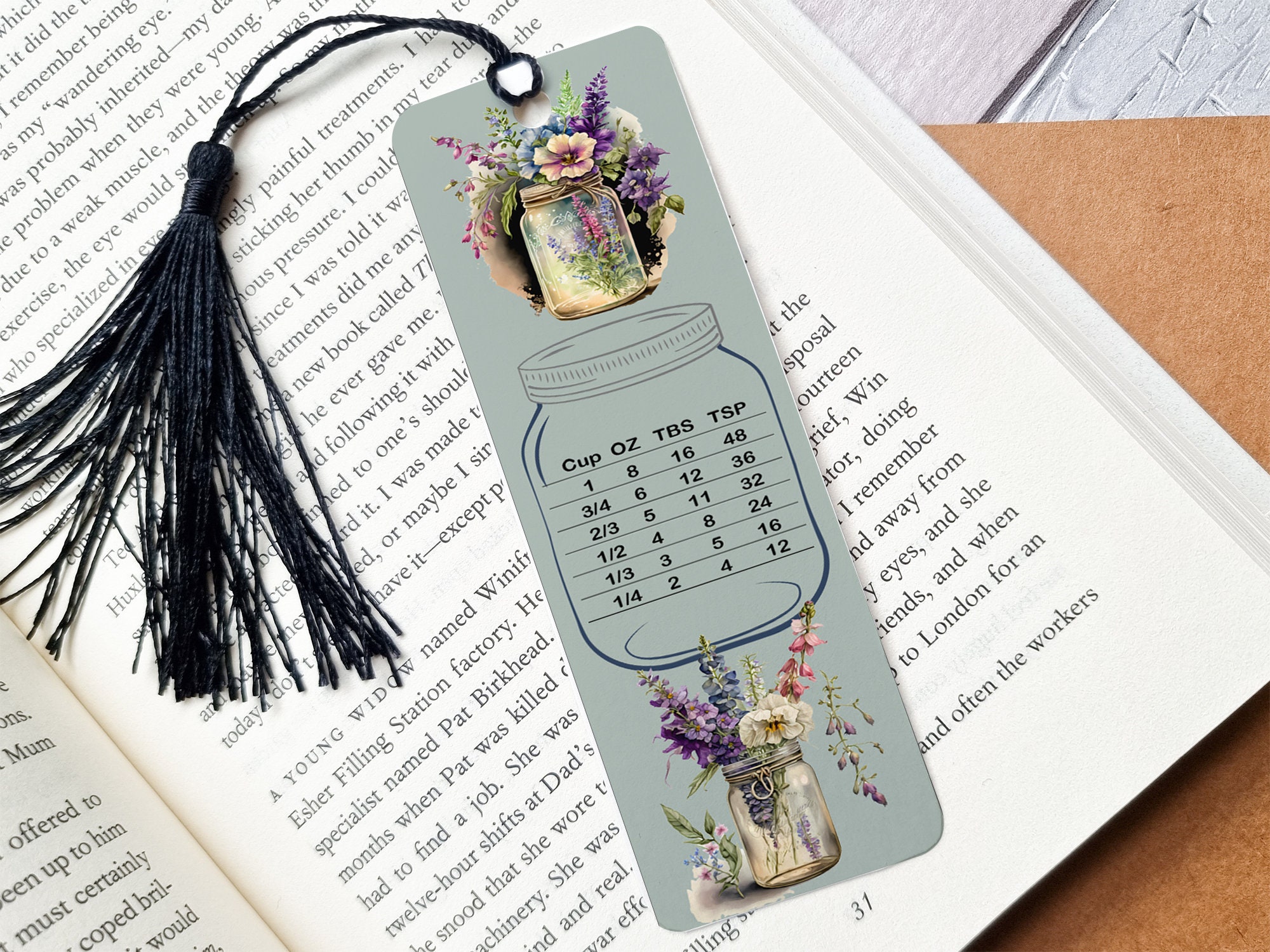 Bookmark 6*18Cm, 10Pcs Bookmark Blank Bookmarks With Tassels For Diy  Project Crafts Making Decoration,Style 3