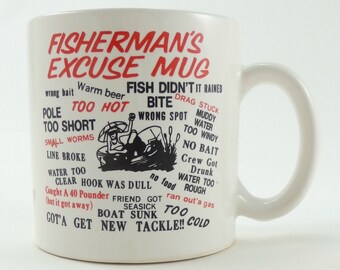 Exercise Excuses Funny Ceramic Novelty Mug